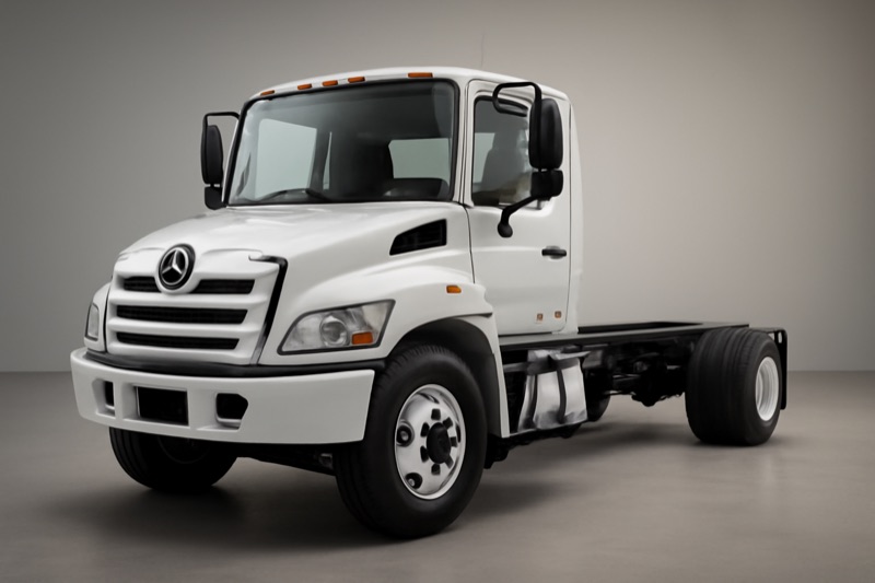 2009 Hino 338 windshield replacement in Glendale, CA