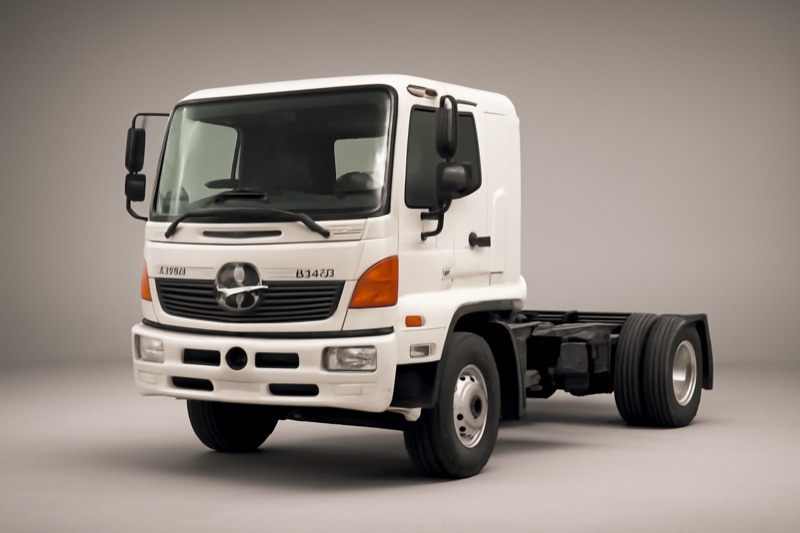 2009 Hino 500 1724 SERIES windshield replacement in Glendale, CA