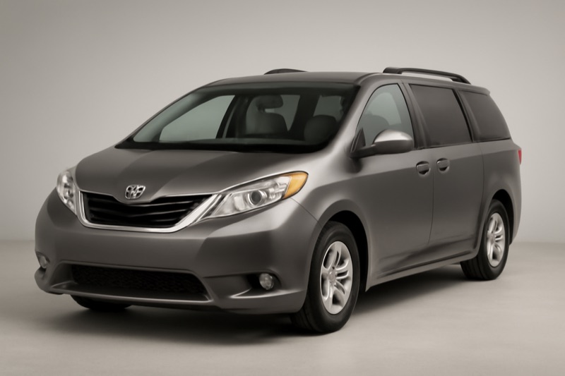 2016 Toyota Sienna windshield replacement in Glendale, CA