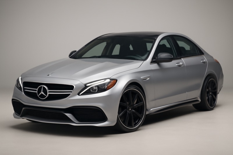 2018 Mercedes-Benz C63 AMG windshield replacement in Glendale, CA