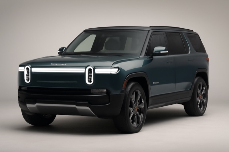 2024 Rivian R1S windshield replacement in Glendale, CA